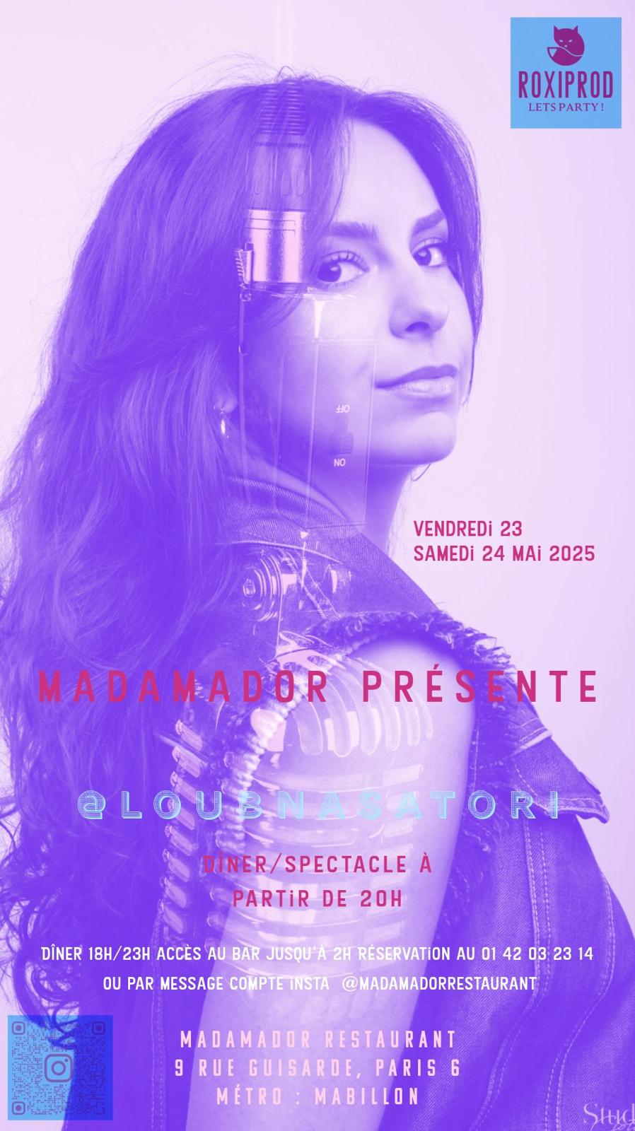 Diner Spectacle vendredi 23 et Samedi 24 Mai